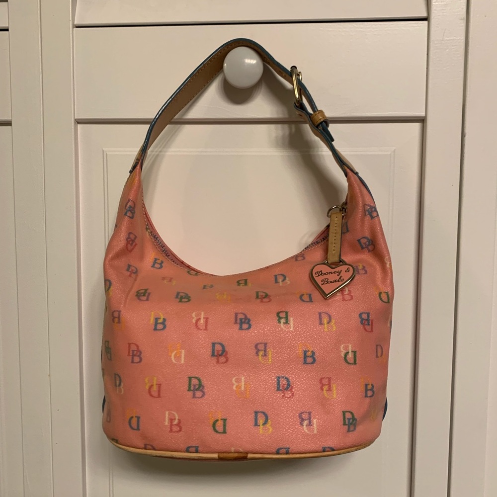 Dooney & Bourke Pink Multicolor Bucket Handbag